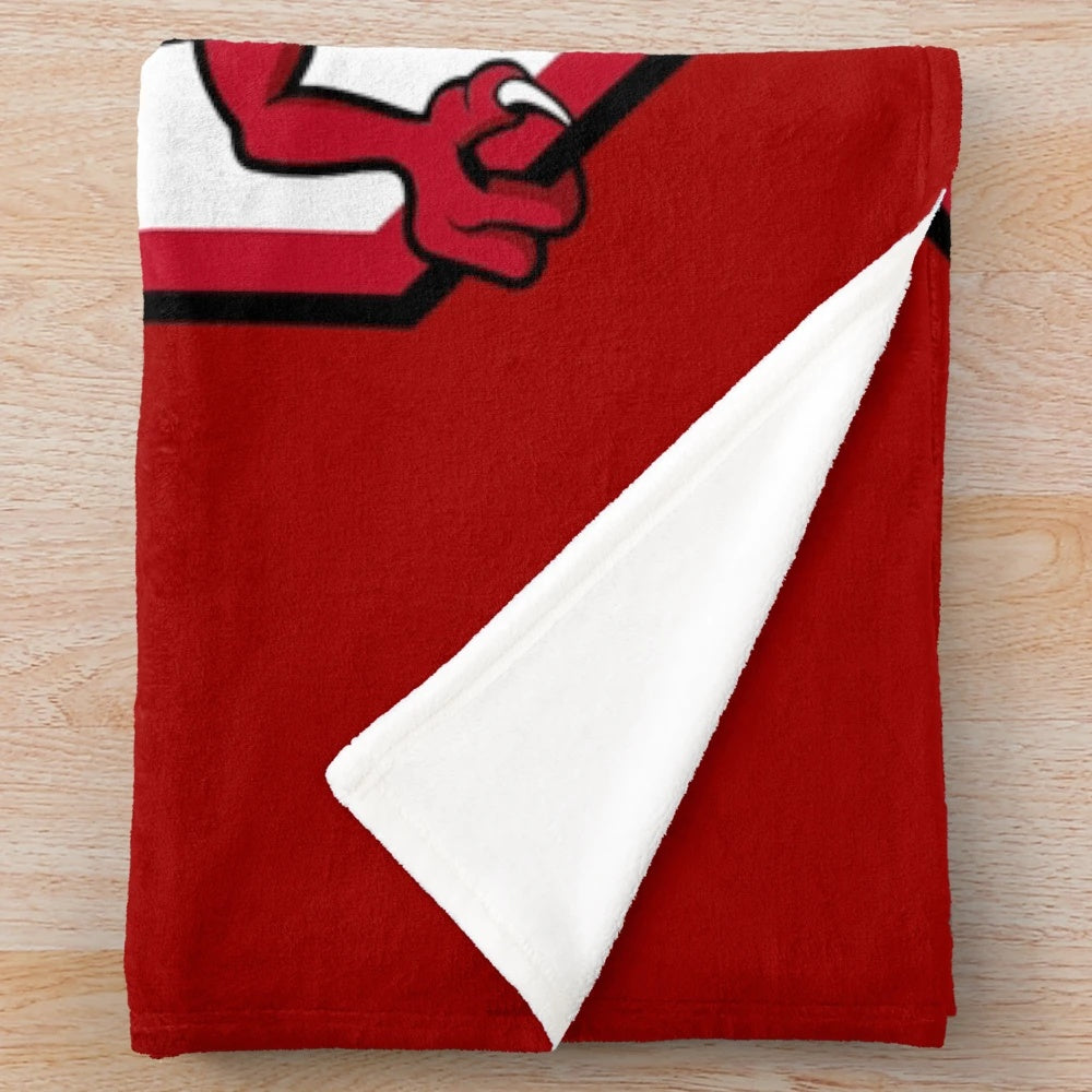 Suny Cortland Red Dragons Plush Blanket