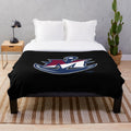 SUNY Maritime-inspired plush blanket with college logo