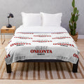 SUNY Oneonta Red Dragons Plush Blanket