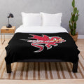 SUNY Oneonta Red Dragons-inspired plush blanket
