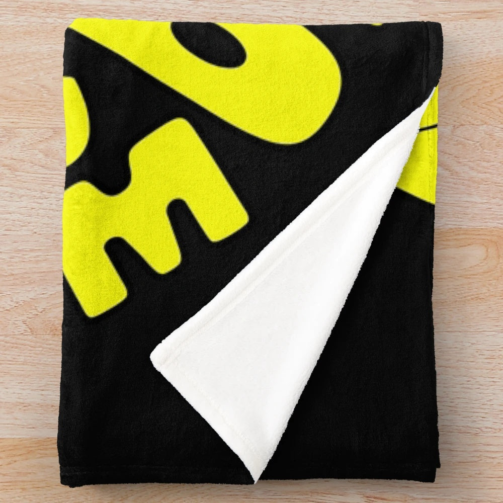Soft and cuddly SuperLamBanana plush blanket showcasing the iconic Liverpool culture