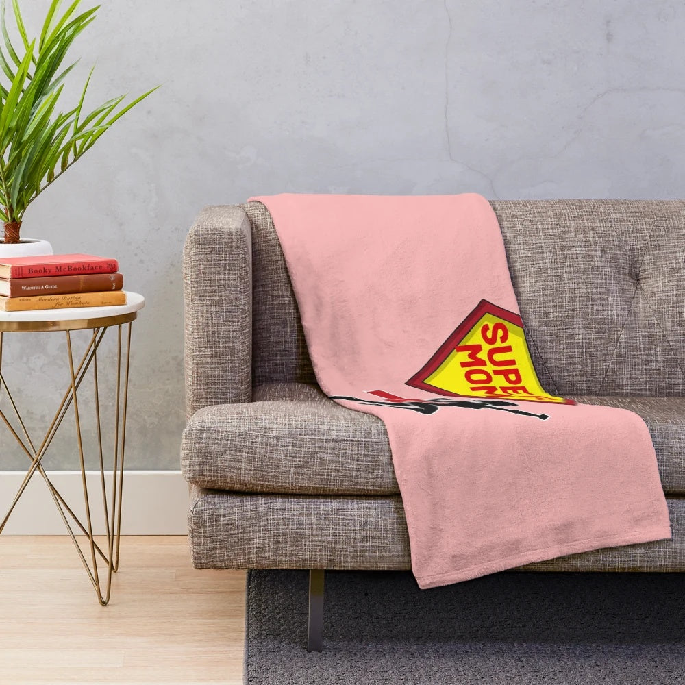 Supermom Plush Blanket - Soft and Cozy Comfort for Busy Moms