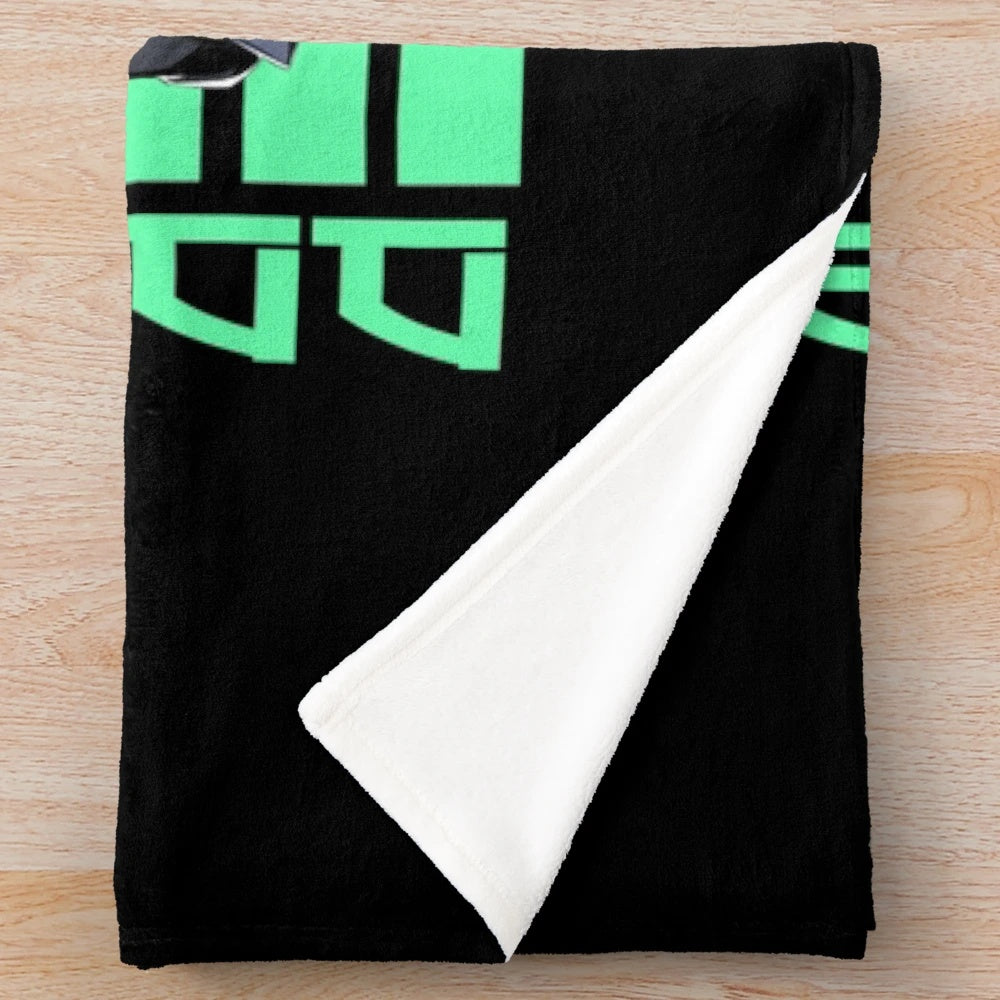 Susanoo-themed plush blanket, featuring the iconic character from the BlazBlue video game series