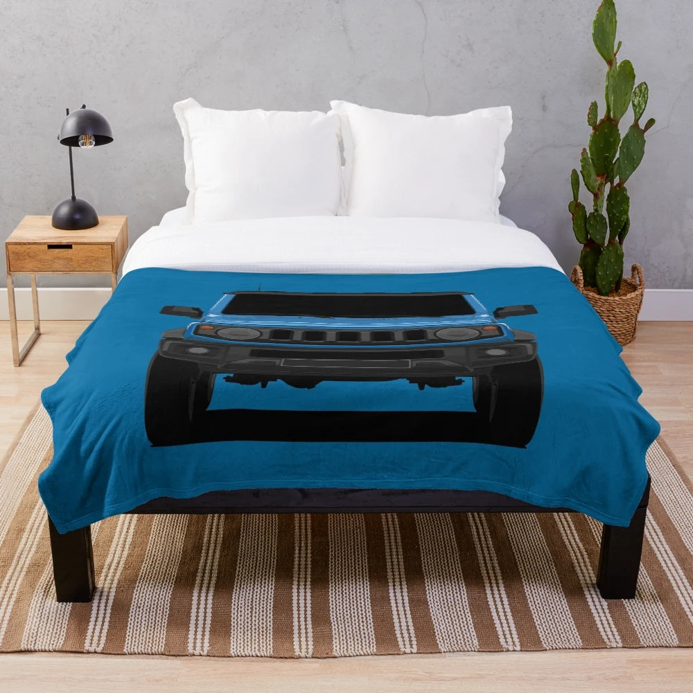 Suzuki Jimny inspired plush blanket for off-road enthusiasts
