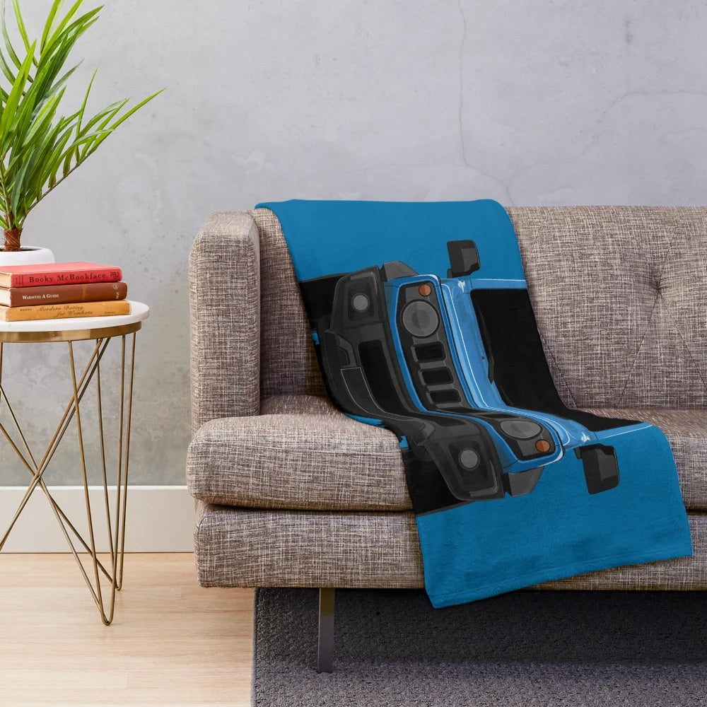 Suzuki Jimny inspired plush blanket for off-road enthusiasts