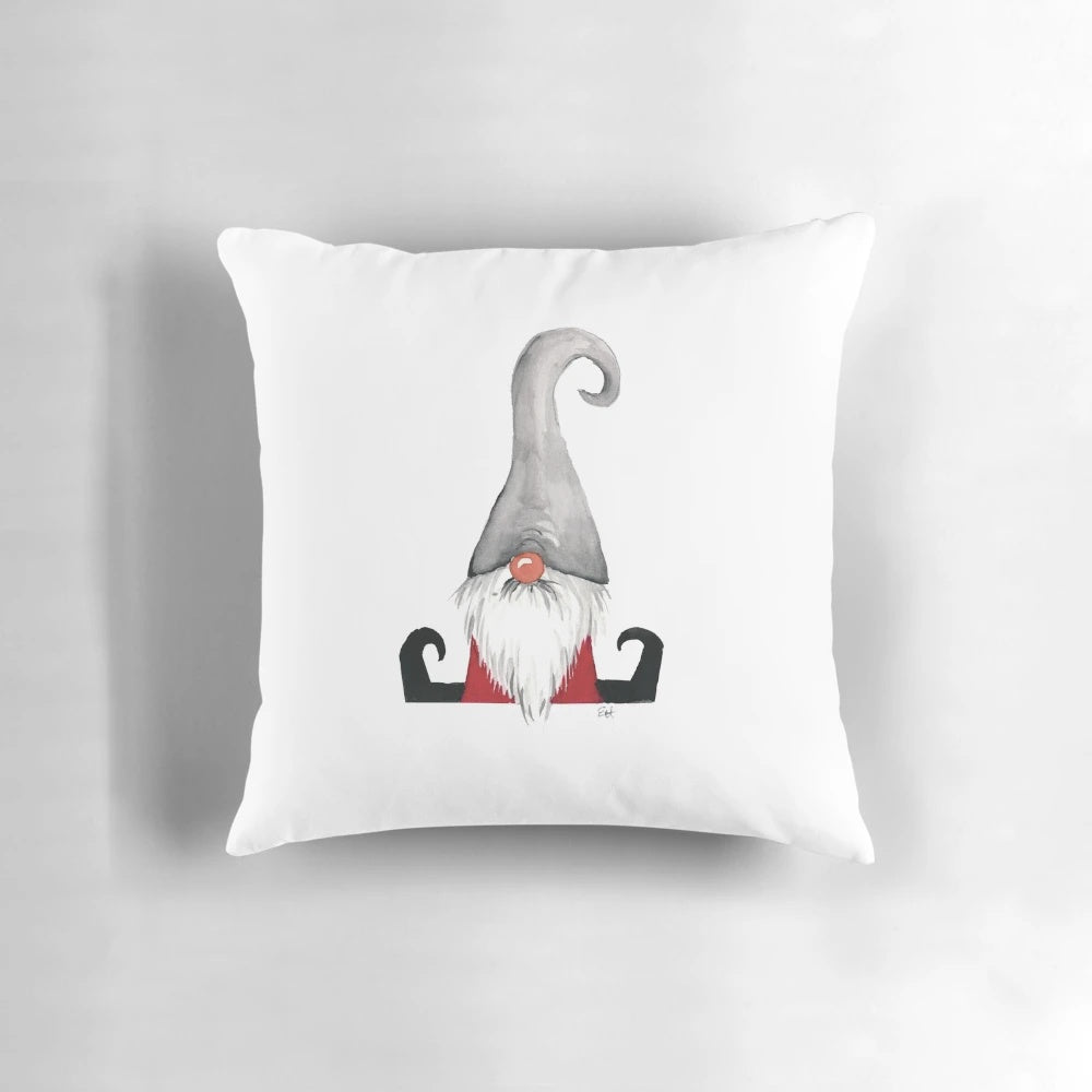 Sven the Gnome, a plush and soft pillow for holiday and garden decor
