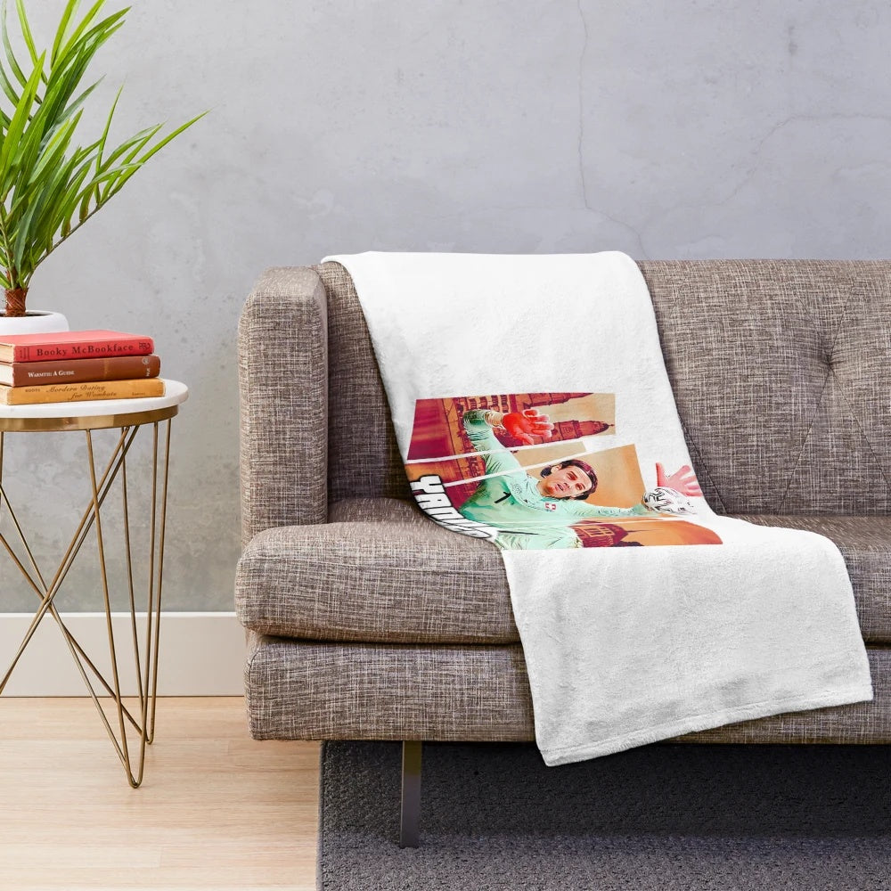 Switzerland Yann Sommer Inspired Plush Blanket