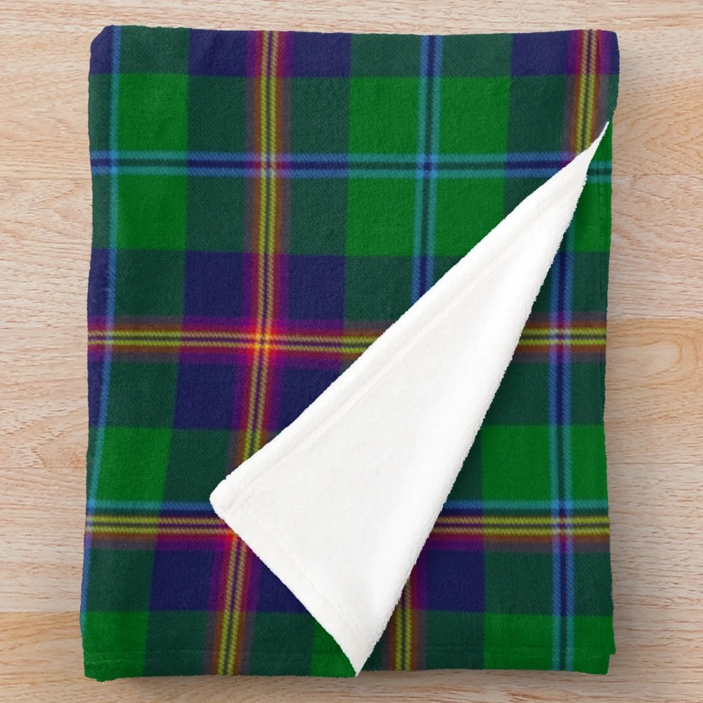 Soft and Warm Clan Young Tartan Plush Blanket