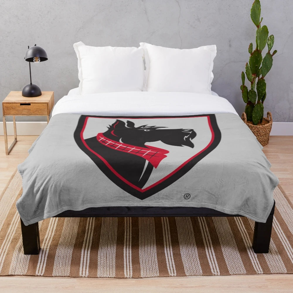 Carnegie Mellon Tartan Plush Blanket