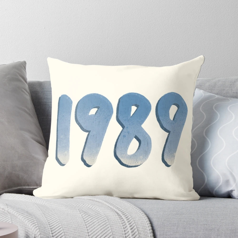 Soft, high-quality pillow featuring Taylor Swift album artwork and lyrics