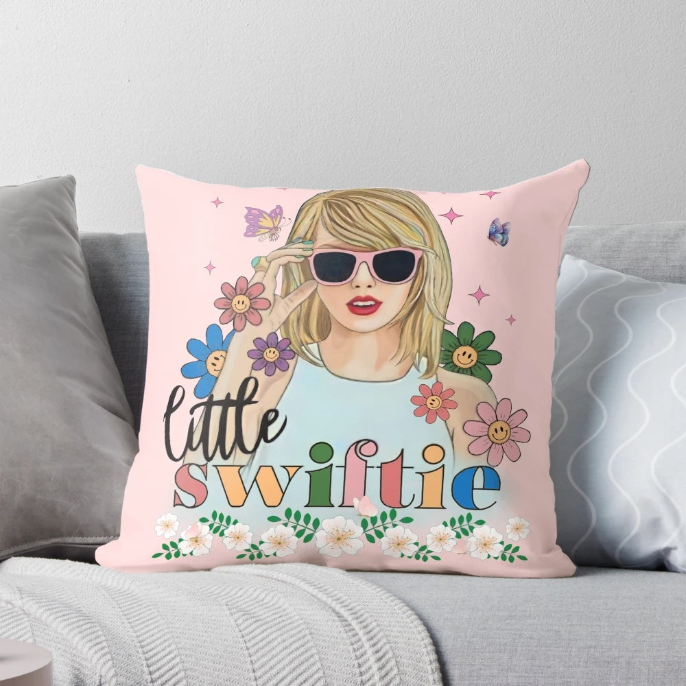 Soft and cuddly Taylor Swift-themed pillow for kids