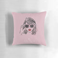 Soft, plush pillow featuring the Taylor Swift logo and "Swiftie" text