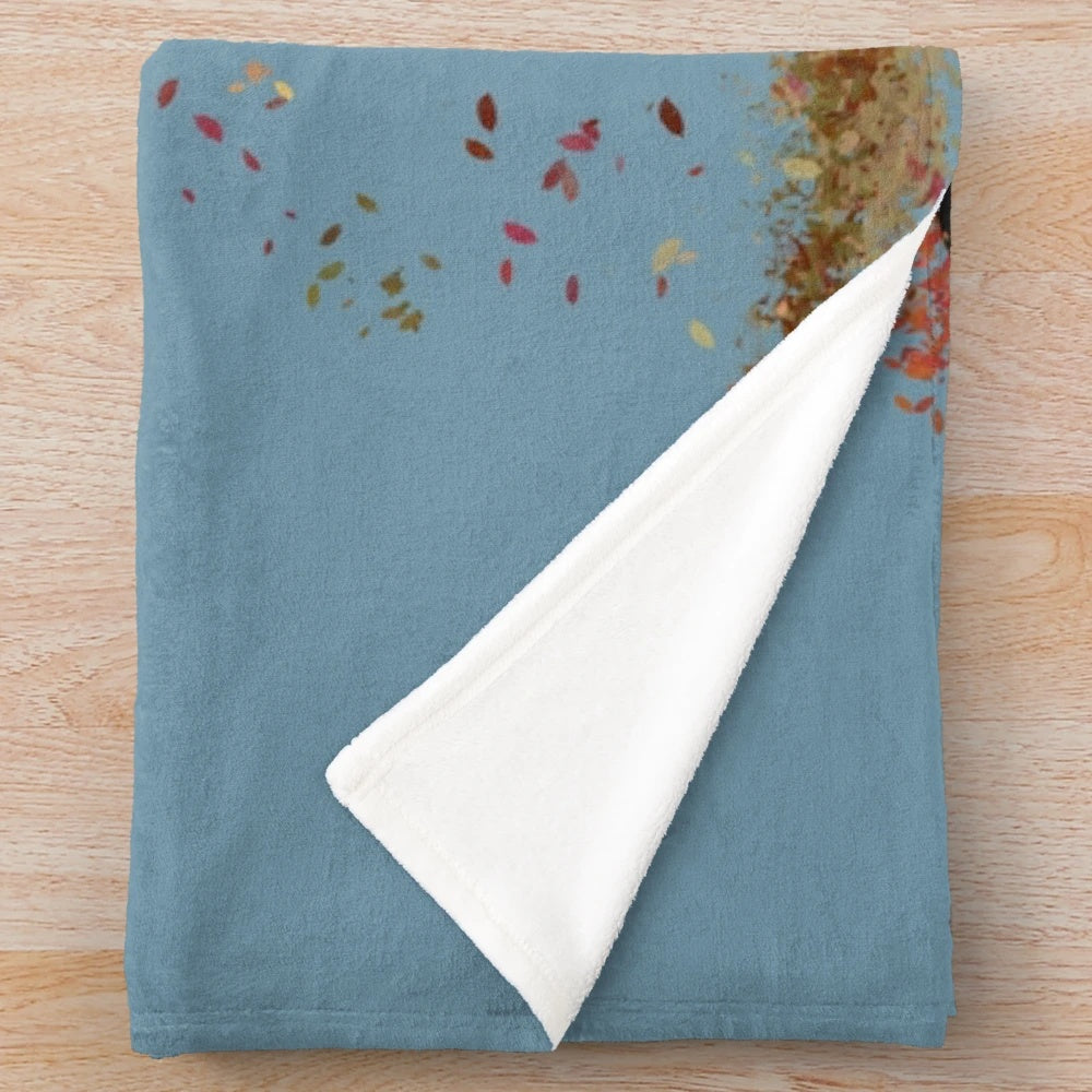 Taylor Swift-inspired plush blanket featuring the All Too Well song