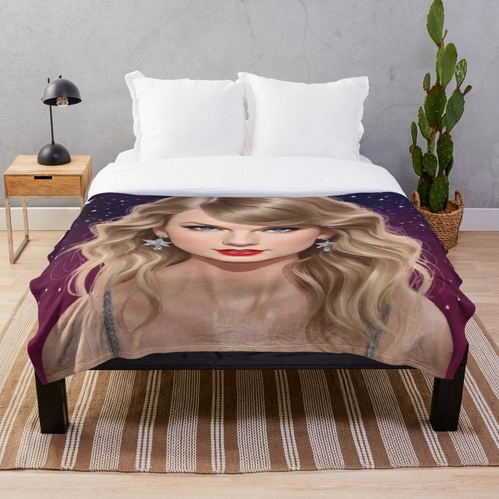 Taylor Swift The Eras Tour Inspired Plush Blanket