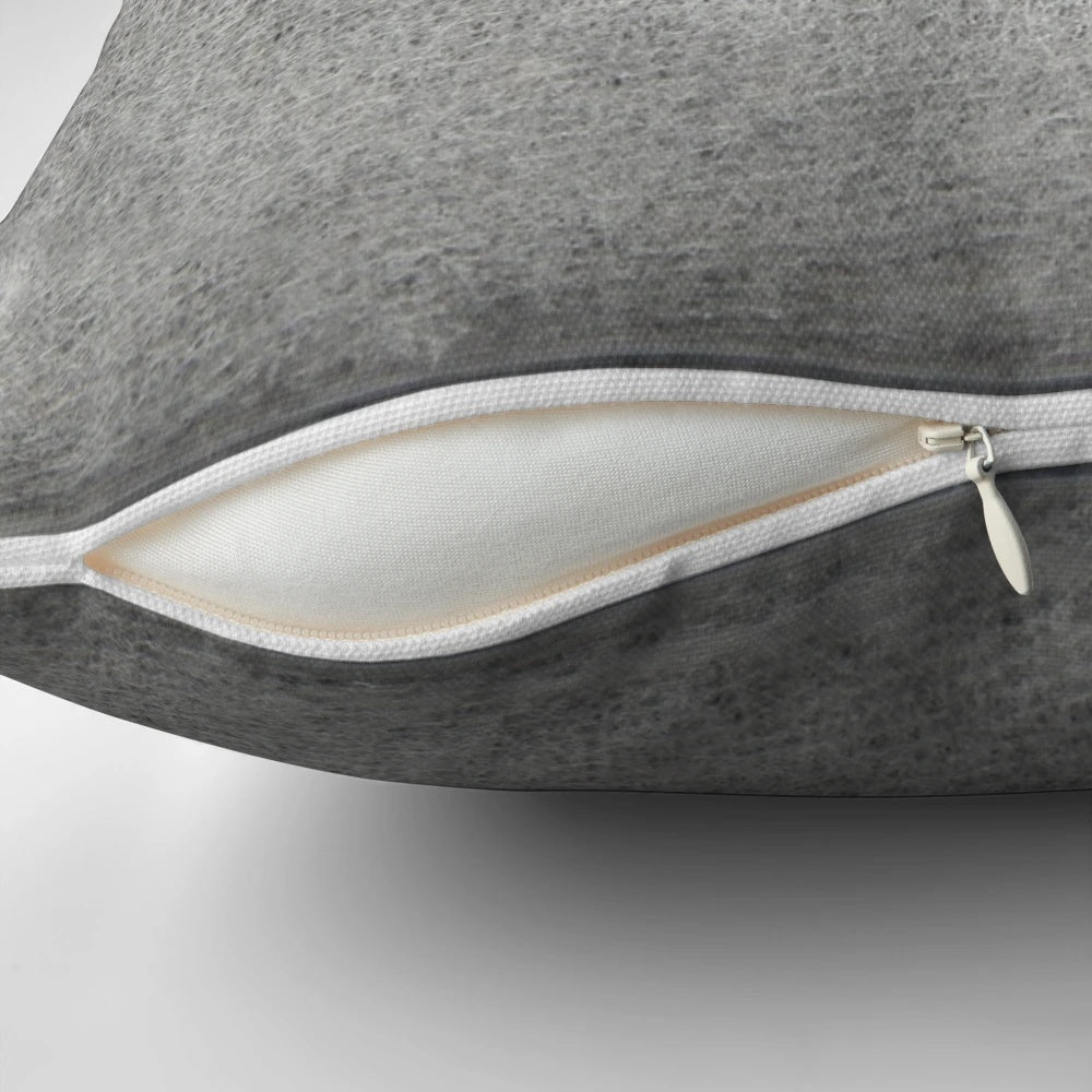 A plush tea bag-shaped pillow with a soothing, natural design