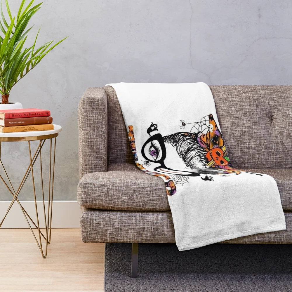 Cozy teacher plush blanket with inspirational design