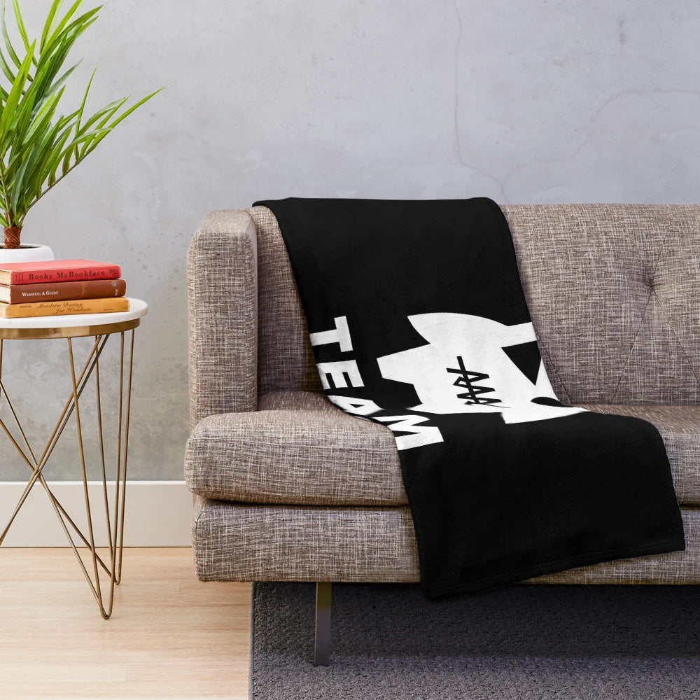 Team Rar V0 Crew Plush Blanket for Computer Game Enthusiasts