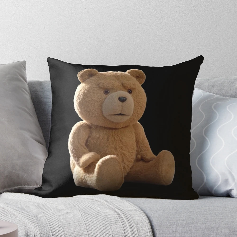 Soft, plush Ted pillow inspired by the beloved TV series