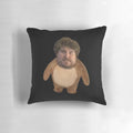 A soft, plush teddy bear pillow with a whimsical dragon design, perfect for creating a cozy and magical atmosphere in your bedroom.