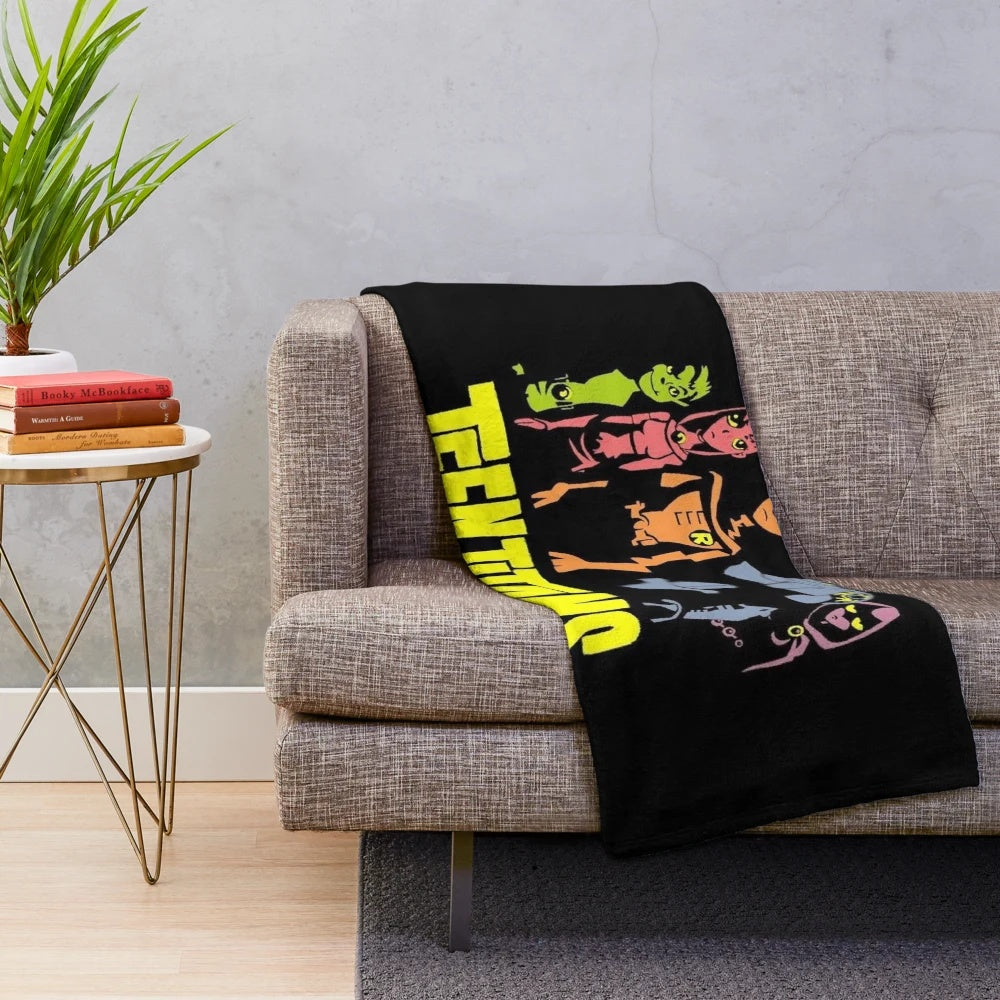Soft and Warm Teen Titans Inspired Plush Blanket
