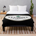 Tegridy Farms inspired plush blanket featuring characters from the South Park TV series
