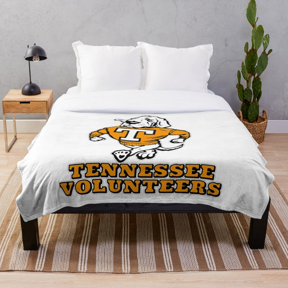 Tennessee Plush Blanket with College Logo