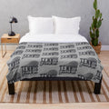 Tennis Plush Blanket with Tennis Racquet Design