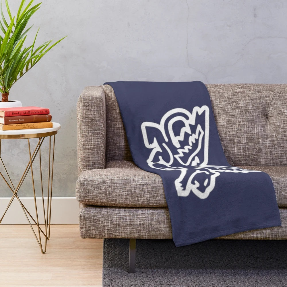 Texas Rangers City Connect Inspired Peagle Panthers Eagles Plush Blanket