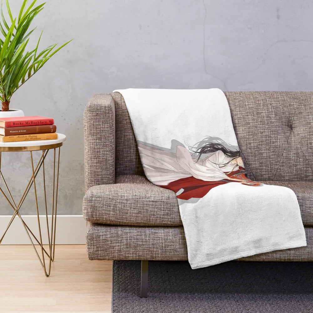 Soft and cuddly plush blanket inspired by the Chinese fantasy novel "Heaven's Official Blessing