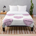 The 1975 themed plush blanket