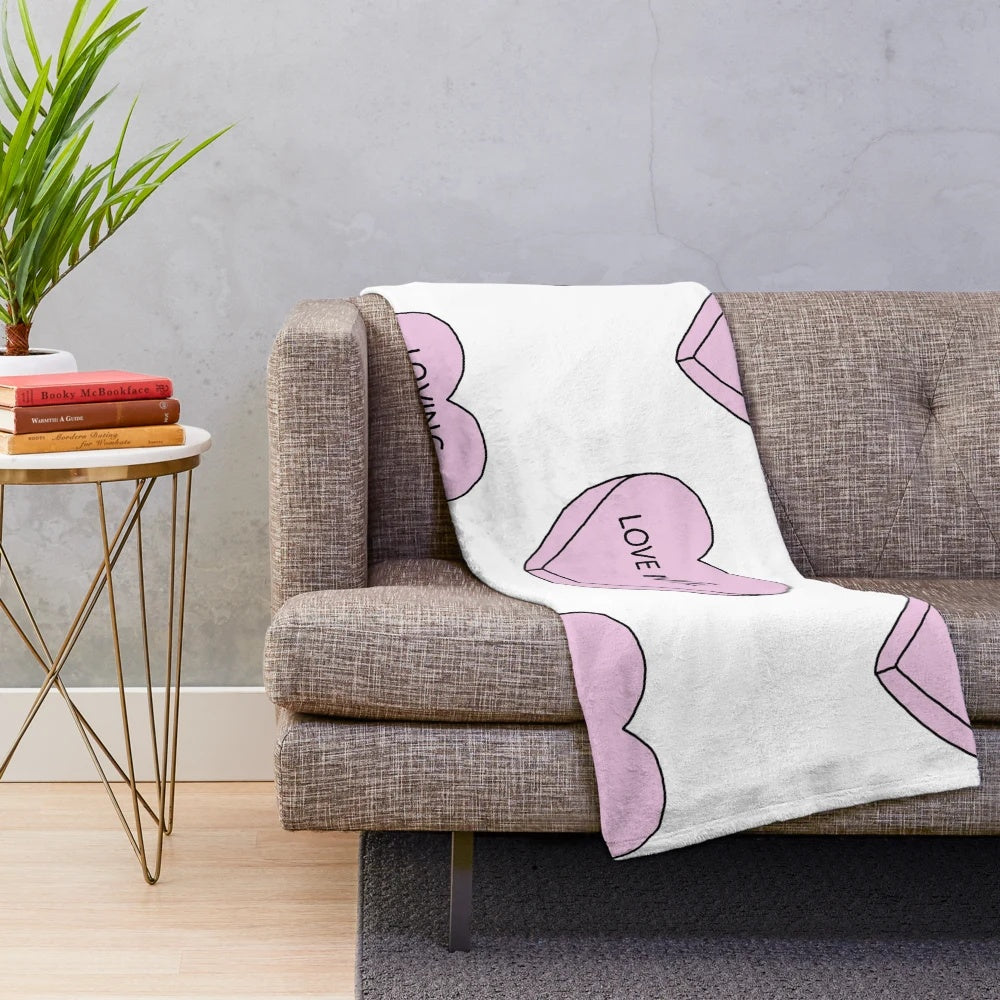 The 1975 themed plush blanket