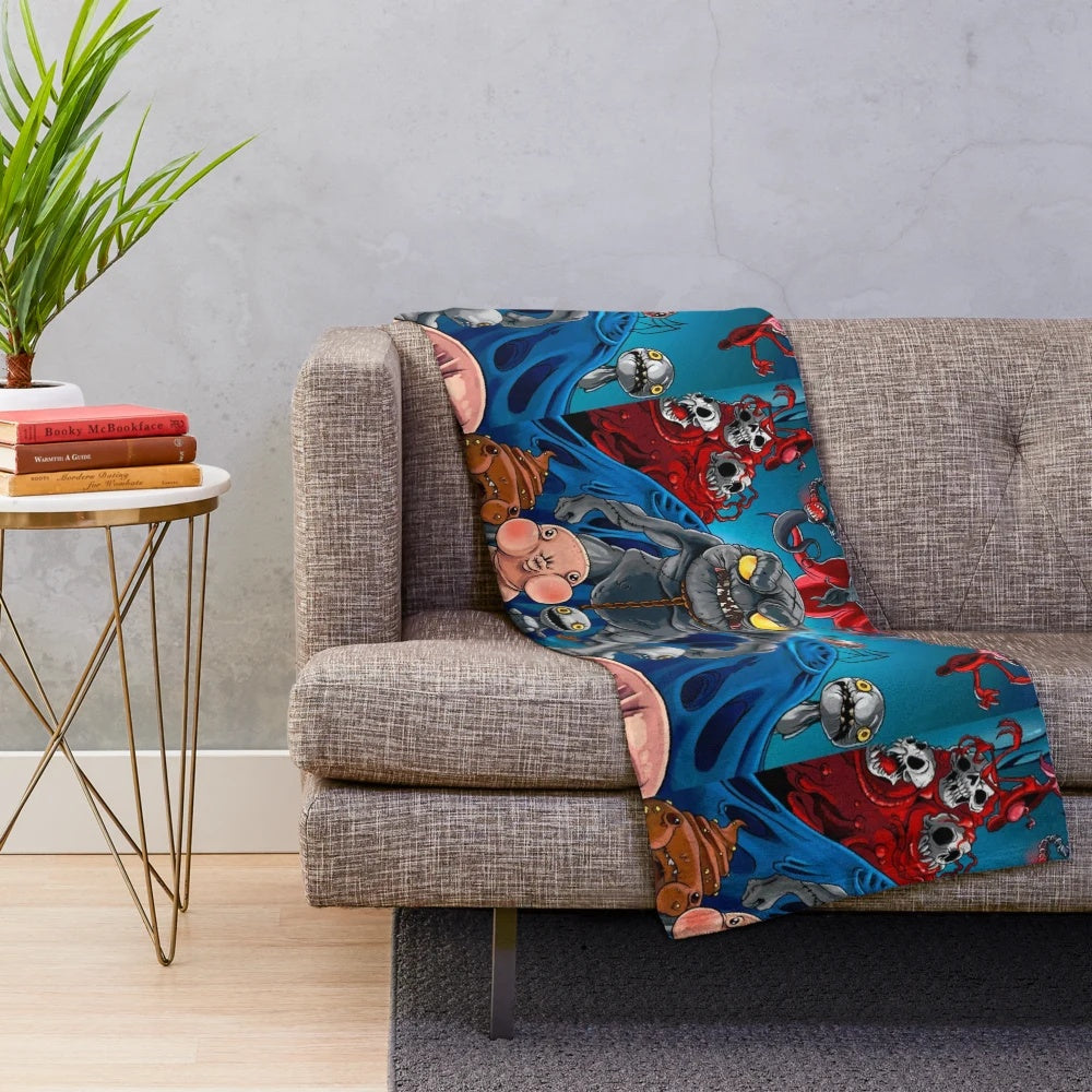 The Binding of Isaac inspired plush blanket