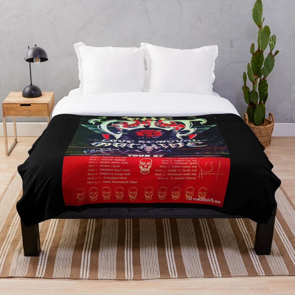 The Cult Band Plush Blanket