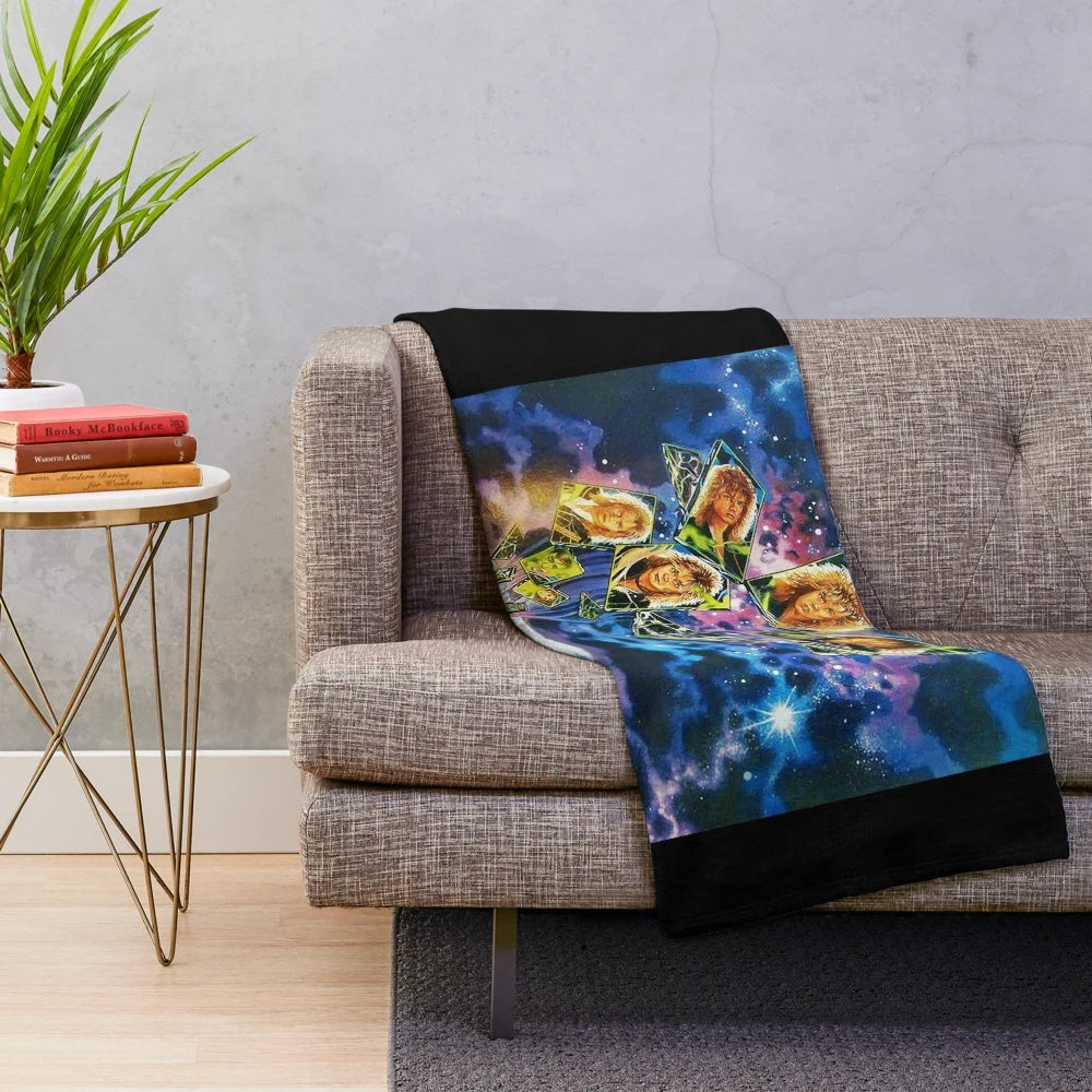 Europe band "The Final Countdown" themed plush blanket