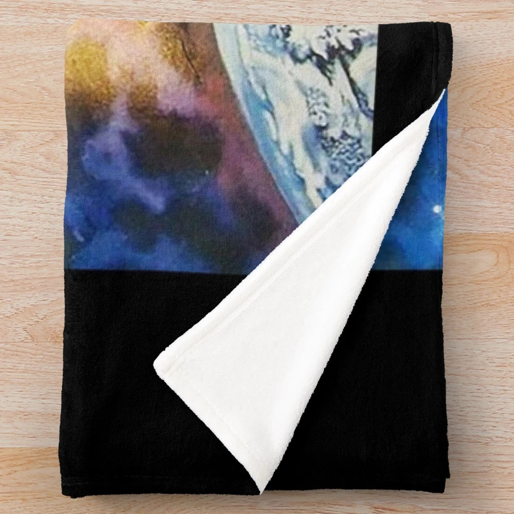 Europe band "The Final Countdown" themed plush blanket