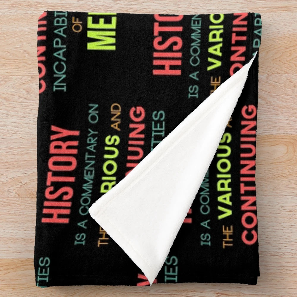 The History Boys inspired plush blanket