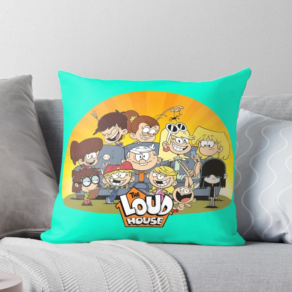 The Loud House Pillow featuring the beloved characters from the Nickelodeon cartoon series