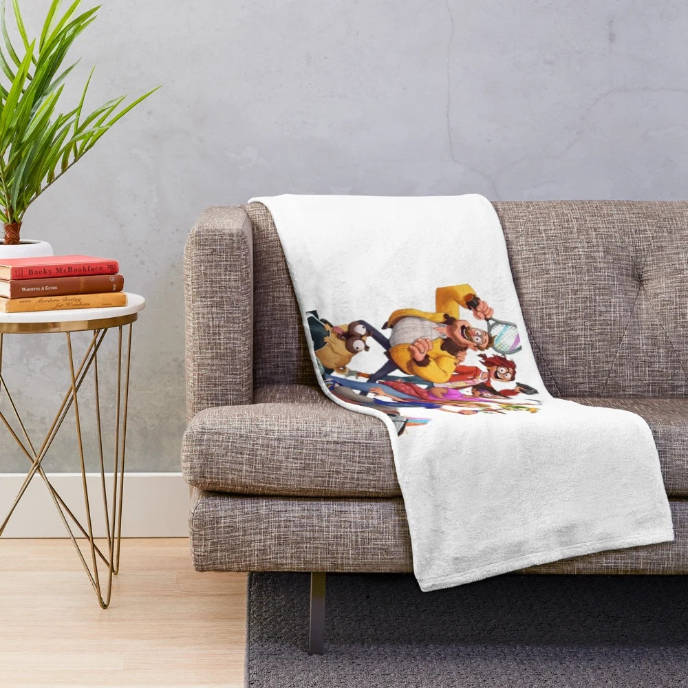 The Mitchells vs. The Machines' plush blanket featuring a dog design