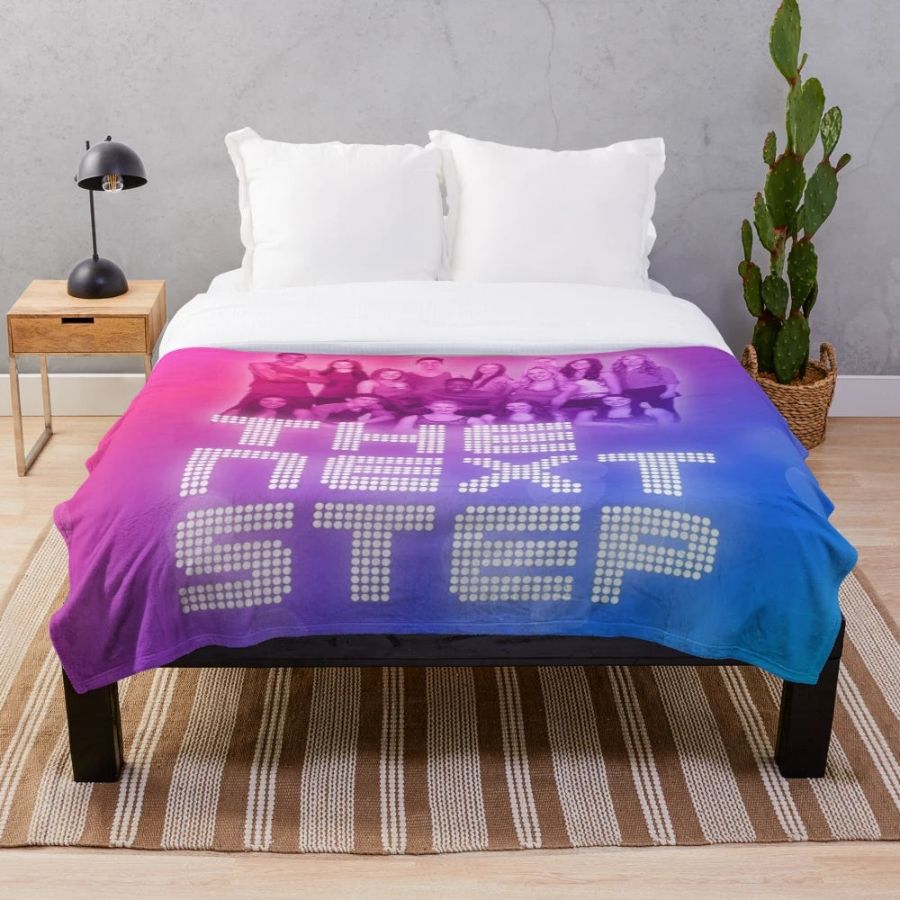 The Next Step Plush Blanket - Soft and Cozy Blanket for Dance Enthusiasts