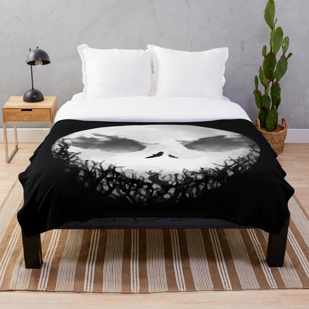The Nightmare Before Christmas Jack Skellington Plush Blanket