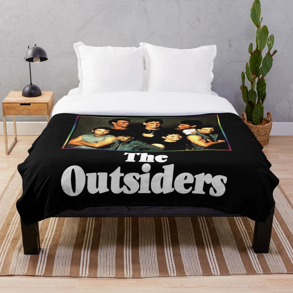 The Outsiders Plush Blanket - Cozy Soft Throw Accent for Home Decor