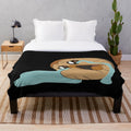 Hooty the Owl from The Owl House on a plush blanket