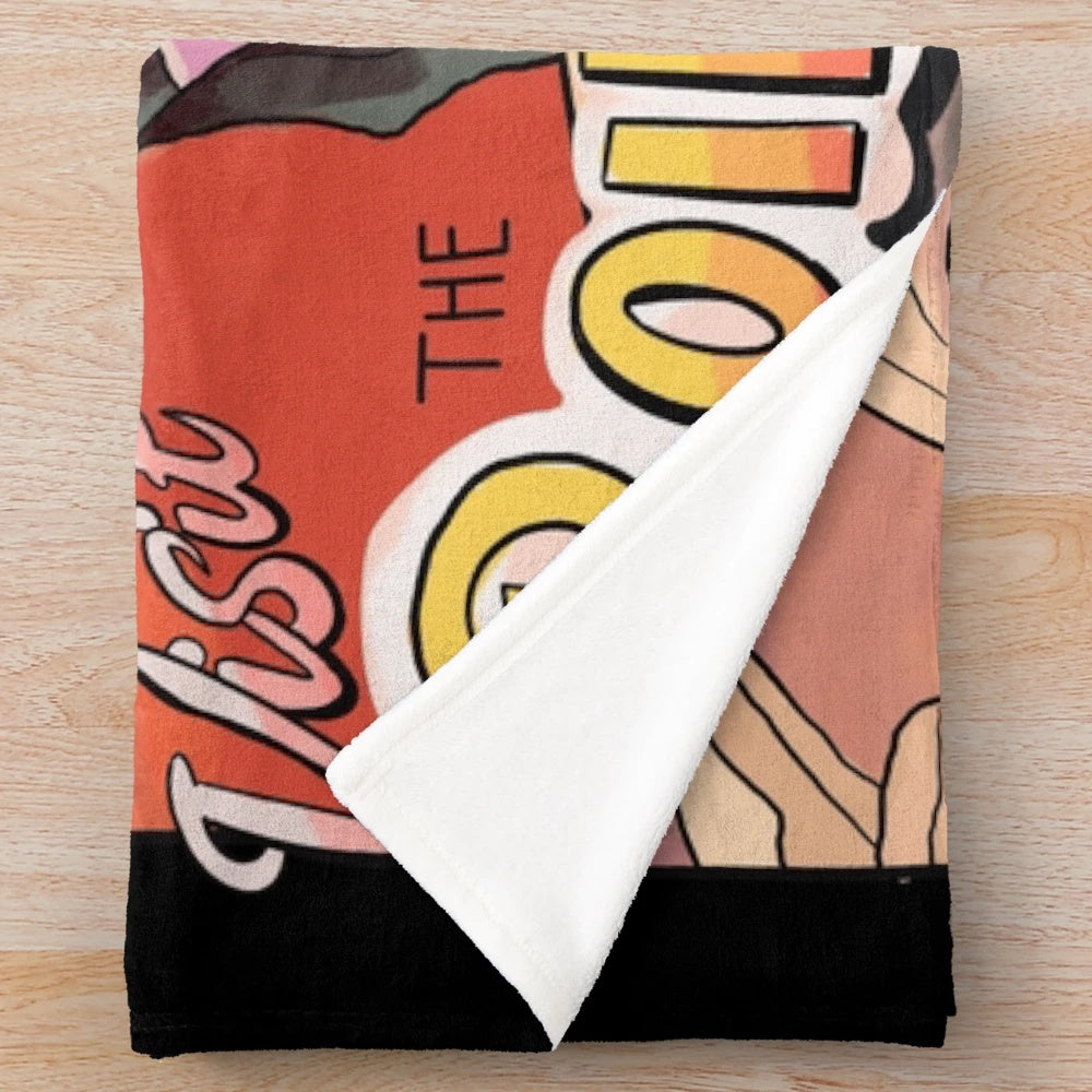 The Owl House-inspired plush blanket featuring the Boiling Isles