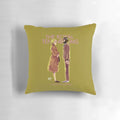 The Royal Tenenbaums movie-inspired decorative pillow with Wes Anderson's iconic aesthetic