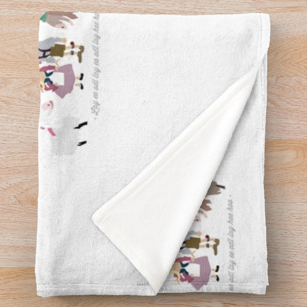Soft and cuddly plush blanket featuring imagery from the beloved musical "The Sound of Music