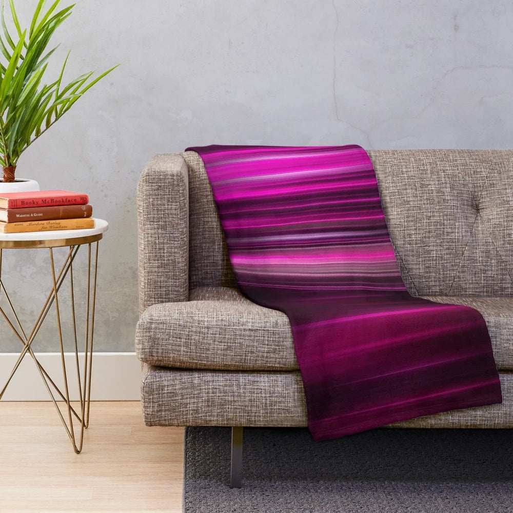 Soft plush theater curtain inspired blanket for home decor