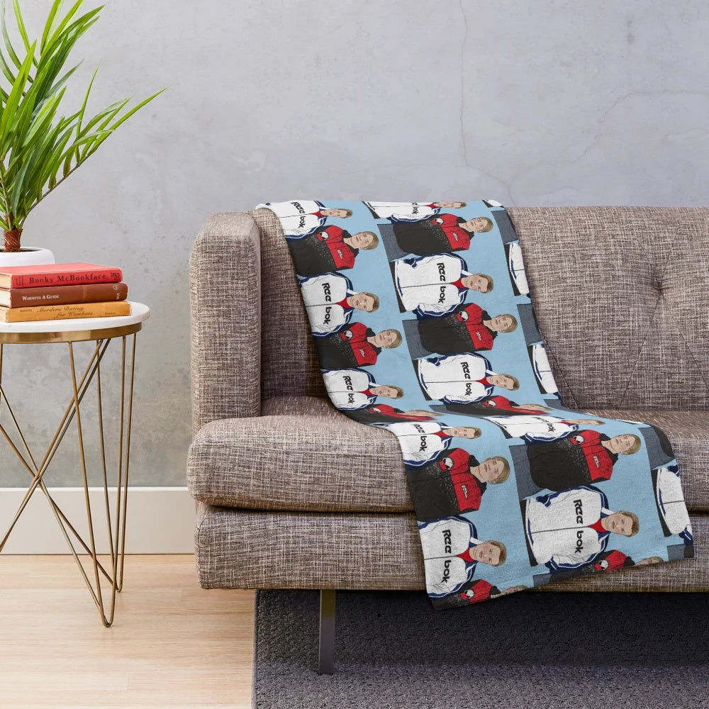 Soft "This Country" themed plush blanket with Kerry and Kurtan Mucklowe