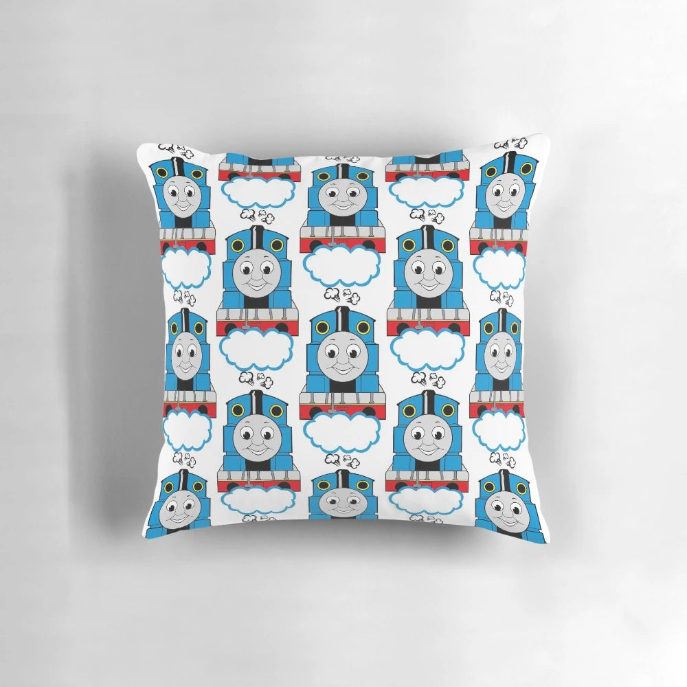 Soft, cuddly Thomas the Train pillow with detailed design