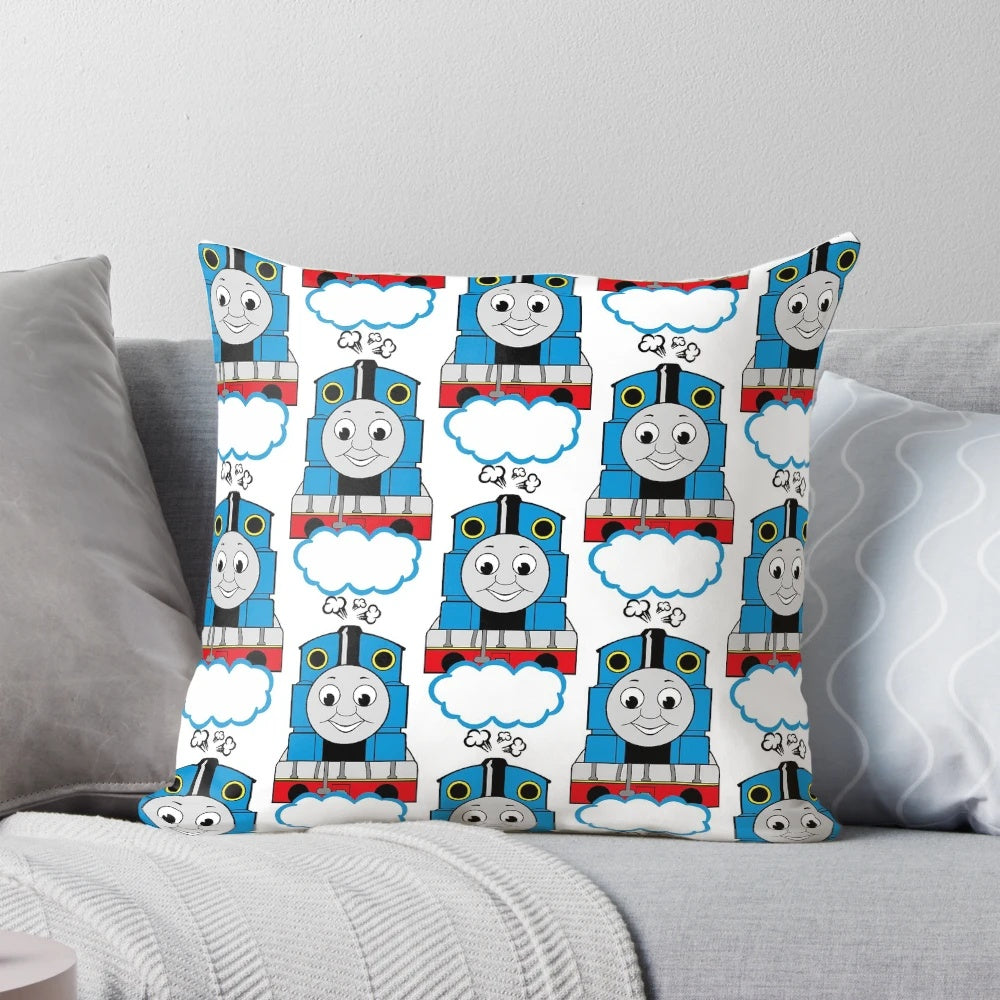 Soft, cuddly Thomas the Train pillow with detailed design