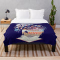Thousand Lives Plush Blanket with Inspirational Book Quotes